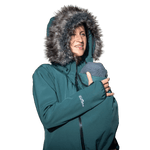 Angel Wings Babywearing Softshell Coat Green - Babywearing OuterwearLittle Zen One36753744