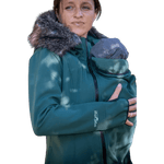 Angel Wings Babywearing Softshell Coat Green - Babywearing OuterwearLittle Zen One36753744