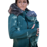 Angel Wings Babywearing Softshell Coat Green - Babywearing OuterwearLittle Zen One36753744