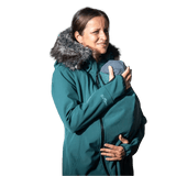 Angel Wings Babywearing Softshell Coat Green - Babywearing OuterwearLittle Zen One36753744