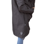 Angel Wings Babywearing Softshell Coat Grey-Babywearing Outerwear-Angel Wings-canada and usa-Little Zen One-3