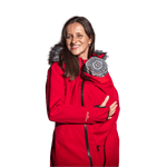 Angel Wings Babywearing Softshell Coat Red-Babywearing Outerwear-Angel Wings-canada and usa-Little Zen One-5