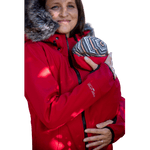 Angel Wings Babywearing Softshell Coat Red-Babywearing Outerwear-Angel Wings-canada and usa-Little Zen One-3