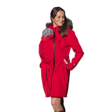 Angel Wings Babywearing Softshell Coat Red-Babywearing Outerwear-Angel Wings-canada and usa-Little Zen One-1