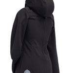 Angel Wings Babywearing Softshell Jacket Black-Babywearing Outerwear-Angel Wings-canada and usa-Little Zen One-4