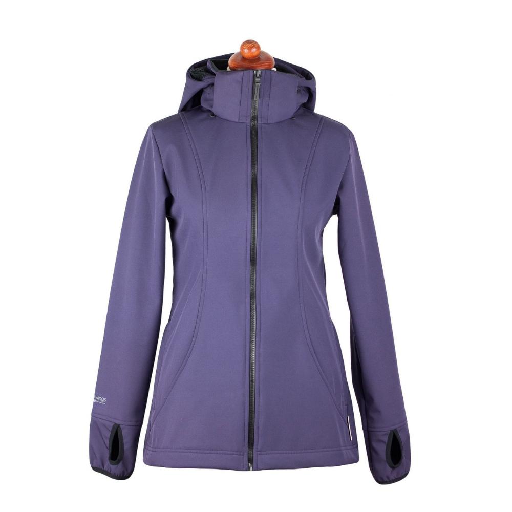 Angel Wings Babywearing Softshell Jacket Dark Purple - Babywearing OuterwearLittle Zen One4136305190