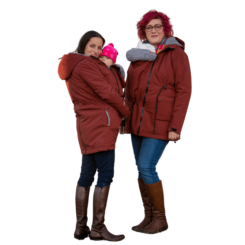 Angel Wings Babywearing Softshell Parka-Babywearing Outerwear-Angel Wings-canada and usa-Little Zen One-1