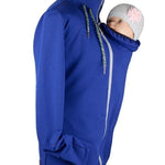 Angel Wings Babywearing Sweatshirt Cobalt Blue Babywearing Outerwear