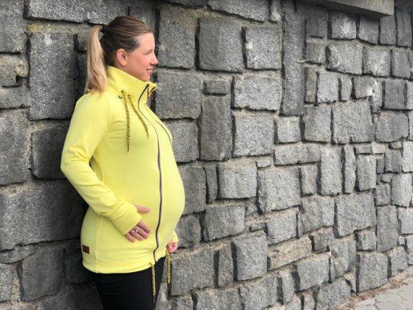 Angel Wings Babywearing Sweatshirt Yellow - Babywearing OuterwearLittle Zen One4142454235