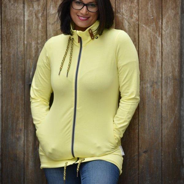 Angel Wings Babywearing Sweatshirt Yellow - Babywearing OuterwearLittle Zen One4142454235