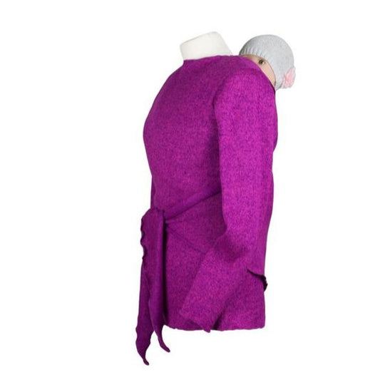 Angel Wings Babywearing Warm Wrap Sweater Orchid - Babywearing OuterwearLittle Zen One