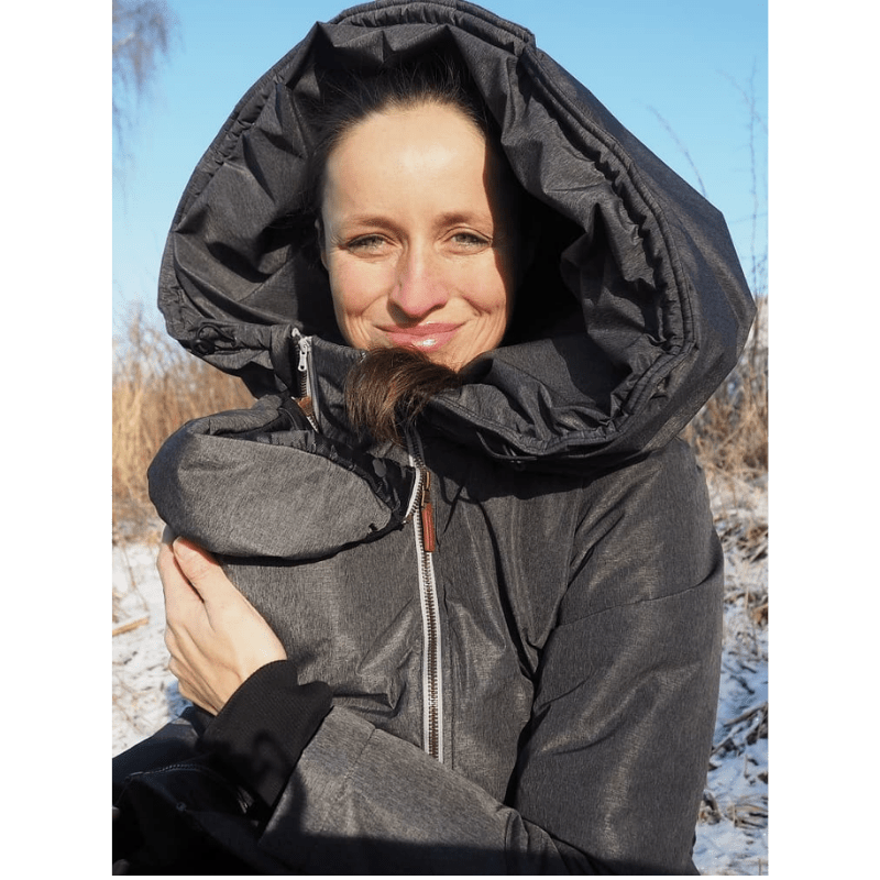 Parka coat with cheap angel wings