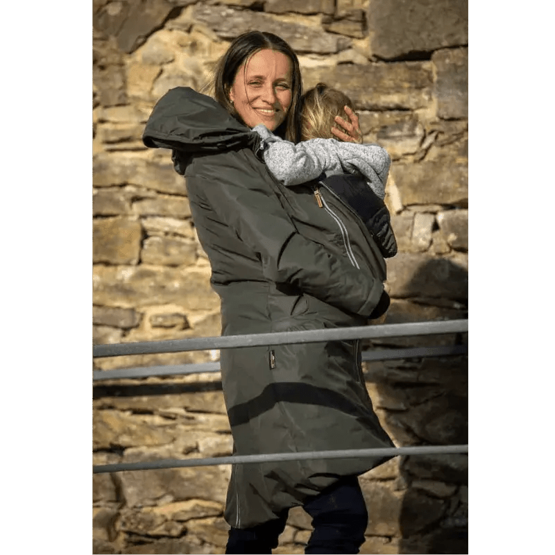 Angel Wings Babywearing Winter Coat Khaki Babywearing Outerwear