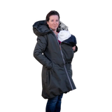 Angel Wings Babywearing Winter Coat Khaki-Babywearing Outerwear-Angel Wings-canada and usa-Little Zen One-2