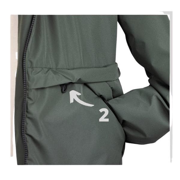 Angel Wings Babywearing Winter Long Coat Khaki Green-Babywearing Outerwear-Angel Wings-canada and usa-Little Zen One-7