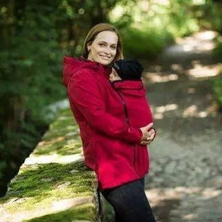 Angel Wings Red Babywearing Softshell Jacket - Babywearing OuterwearLittle Zen One53859664