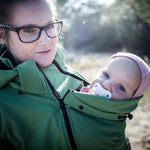 Angel Wings Softshell Jacket Pea Green - Babywearing OuterwearLittle Zen One4142454239