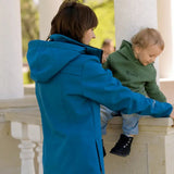 Angel Wings Teal Blue Babywearing Softshell Jacket Babywearing Outerwear