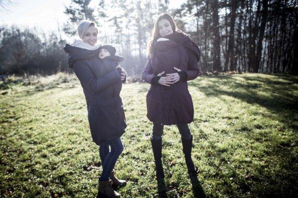 Angel Wings Winter Coat Anthracite - Babywearing OuterwearLittle Zen One
