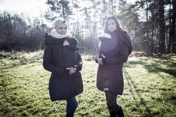 Angel Wings Winter Coat Anthracite - Babywearing OuterwearLittle Zen One