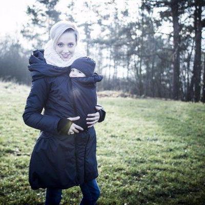 Angel Wings Winter Coat Anthracite - Babywearing OuterwearLittle Zen One