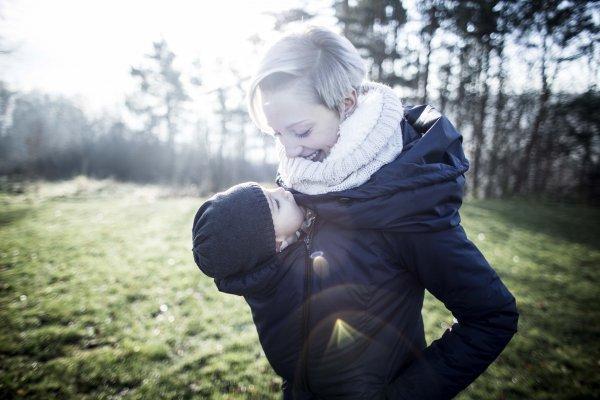 Angel Wings Winter Coat Anthracite - Babywearing OuterwearLittle Zen One