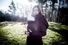 Angel Wings Winter Coat Boysenberry - Babywearing OuterwearLittle Zen One