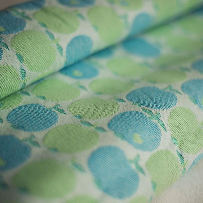 Apples Green by Graziela Woven Wrap by Didymos - Woven WrapLittle Zen One