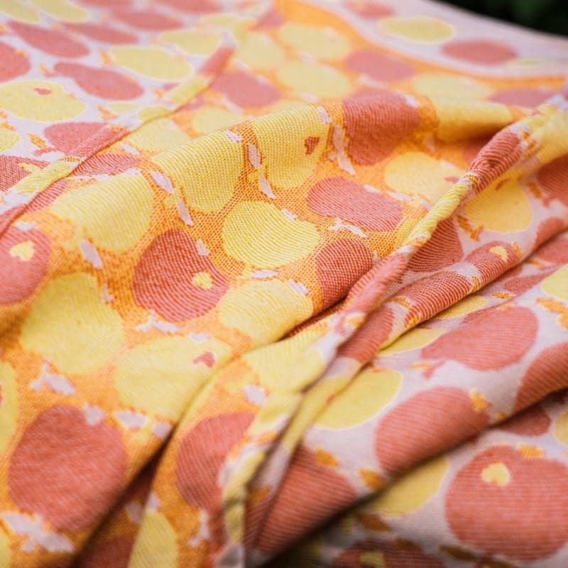 Apples Orange by Graziela Woven Wrap by Didymos - Woven WrapLittle Zen One