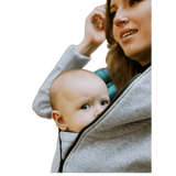 Babywearing Hoodie Peacocks Tail Fantasy