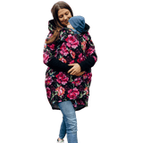 Babywearing Hoodie Peony by LennyLamb-Babywearing Outerwear-LennyLamb-canada and usa-Little Zen One-5