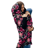 Babywearing Hoodie Peony by LennyLamb - Babywearing OuterwearLittle Zen One73437776