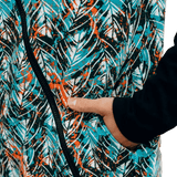 Babywearing Hoodie Tropical Garden