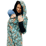 Babywearing Hoodie Tropical Garden by LennyLamb-Babywearing Outerwear-LennyLamb-canada and usa-Little Zen One-2
