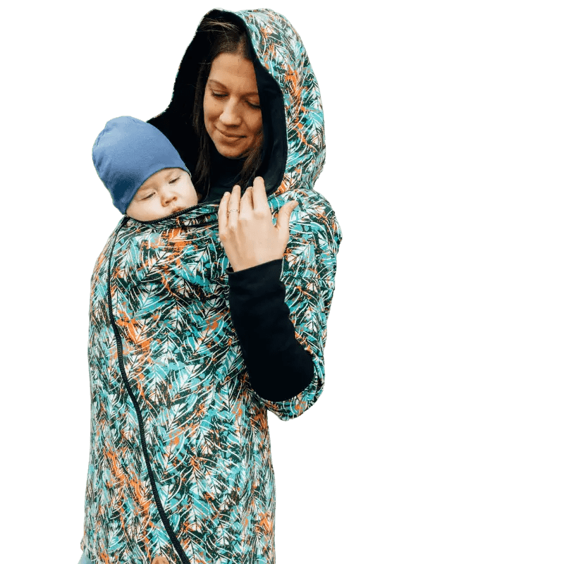 Babywearing Hoodie Tropical Garden by LennyLamb - Babywearing OuterwearLittle Zen One5907557775250