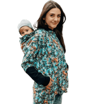 Babywearing Hoodie Tropical Garden by LennyLamb - Babywearing OuterwearLittle Zen One5907557775250
