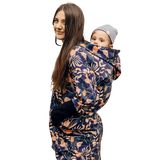 Babywearing Hoodie Vintage Flowers by LennyLamb - Babywearing OuterwearLittle Zen One73077328