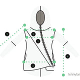 Babywearing Hoodie Vintage Flowers by LennyLamb - Babywearing OuterwearLittle Zen One73077328