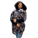 Babywearing Hoodie Vintage Flowers by LennyLamb - Babywearing OuterwearLittle Zen One73077328
