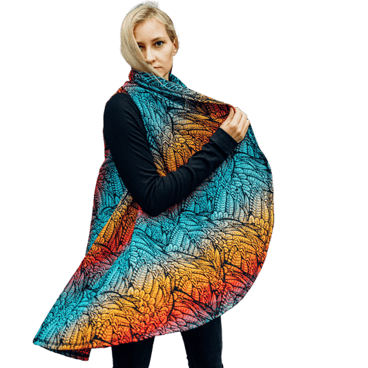 Babywearing Long Cardigan Wild Soul Daedalus by LennyLamb-Babywearing Outerwear-LennyLamb-canada and usa-Little Zen One-1