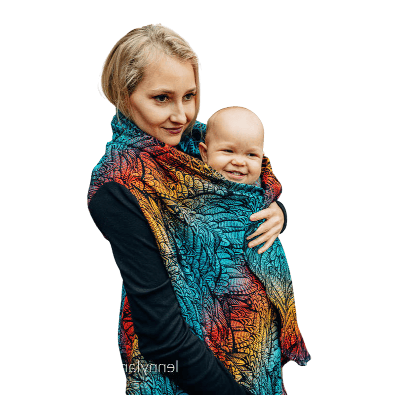 Babywearing Long Cardigan Wild Soul Daedalus by LennyLamb-Babywearing Outerwear-LennyLamb-canada and usa-Little Zen One-6