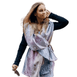Babywearing Long Cardigan Wild Wine
