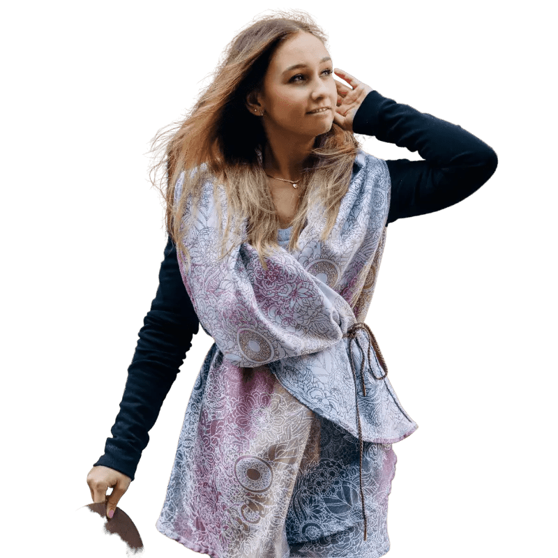 Babywearing Long Cardigan Wild Wine by LennyLamb - Babywearing OuterwearLittle Zen One5907557767194