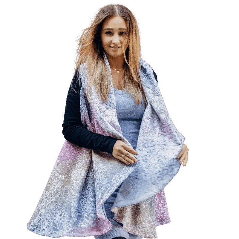 Babywearing Long Cardigan Wild Wine by LennyLamb - Babywearing OuterwearLittle Zen One5907557767194