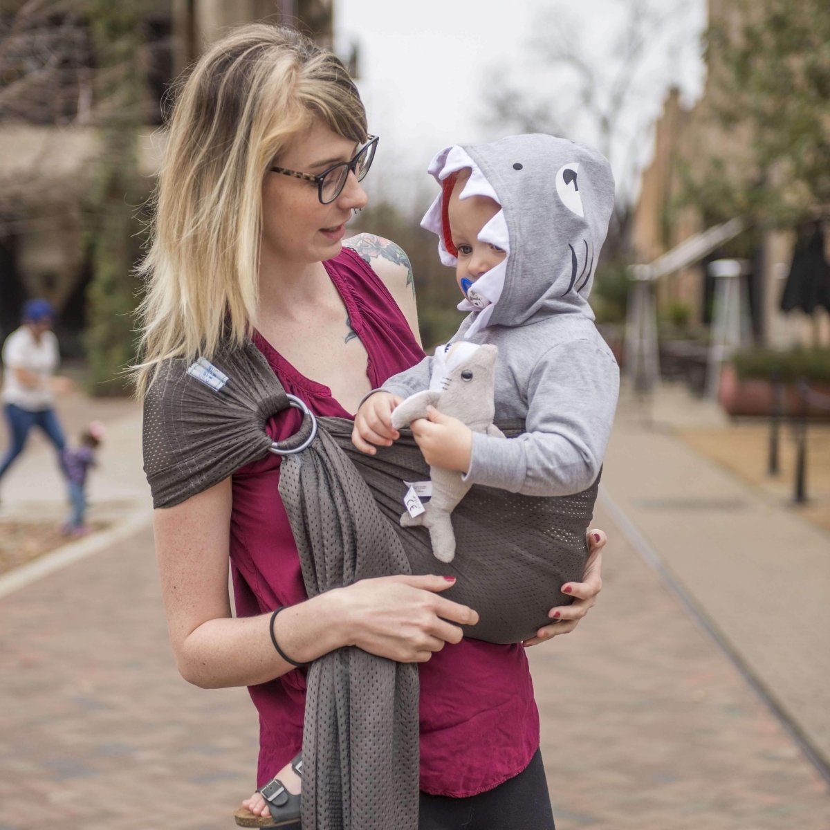 Beachfront Baby Water Ring Sling Baby Shark-Water Carrier-Beachfront Baby-canada and usa-Little Zen One-1