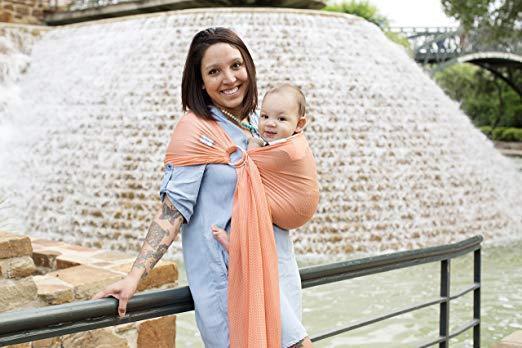 Beachfront Baby Water Ring Sling Coral Sea-Water Carrier-Beachfront Baby-canada and usa-Little Zen One-2