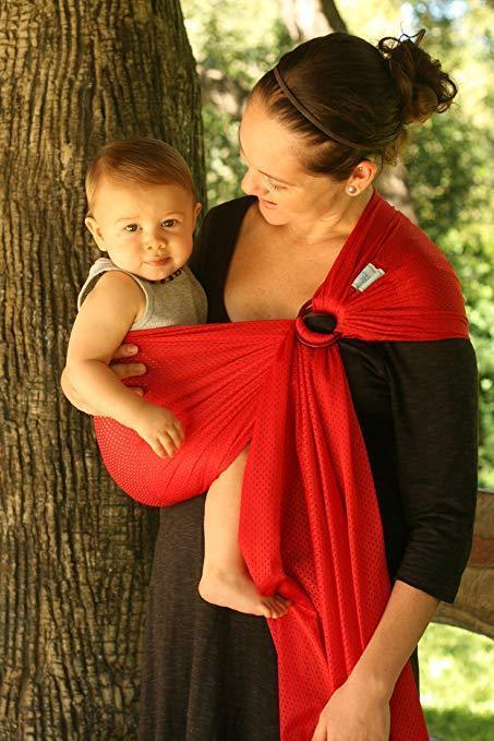 Beachfront Baby Water Ring Sling Tropical Punch-Water Carrier-Beachfront Baby-canada and usa-Little Zen One-5