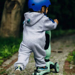 Bear Romper Jurassic Park Grey