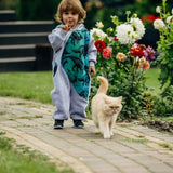 Bear Romper Jurassic Park Grey