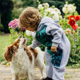 Bear Romper Jurassic Park grey by LennyLamb - Baby Carrier AccessoriesLittle Zen One16539472